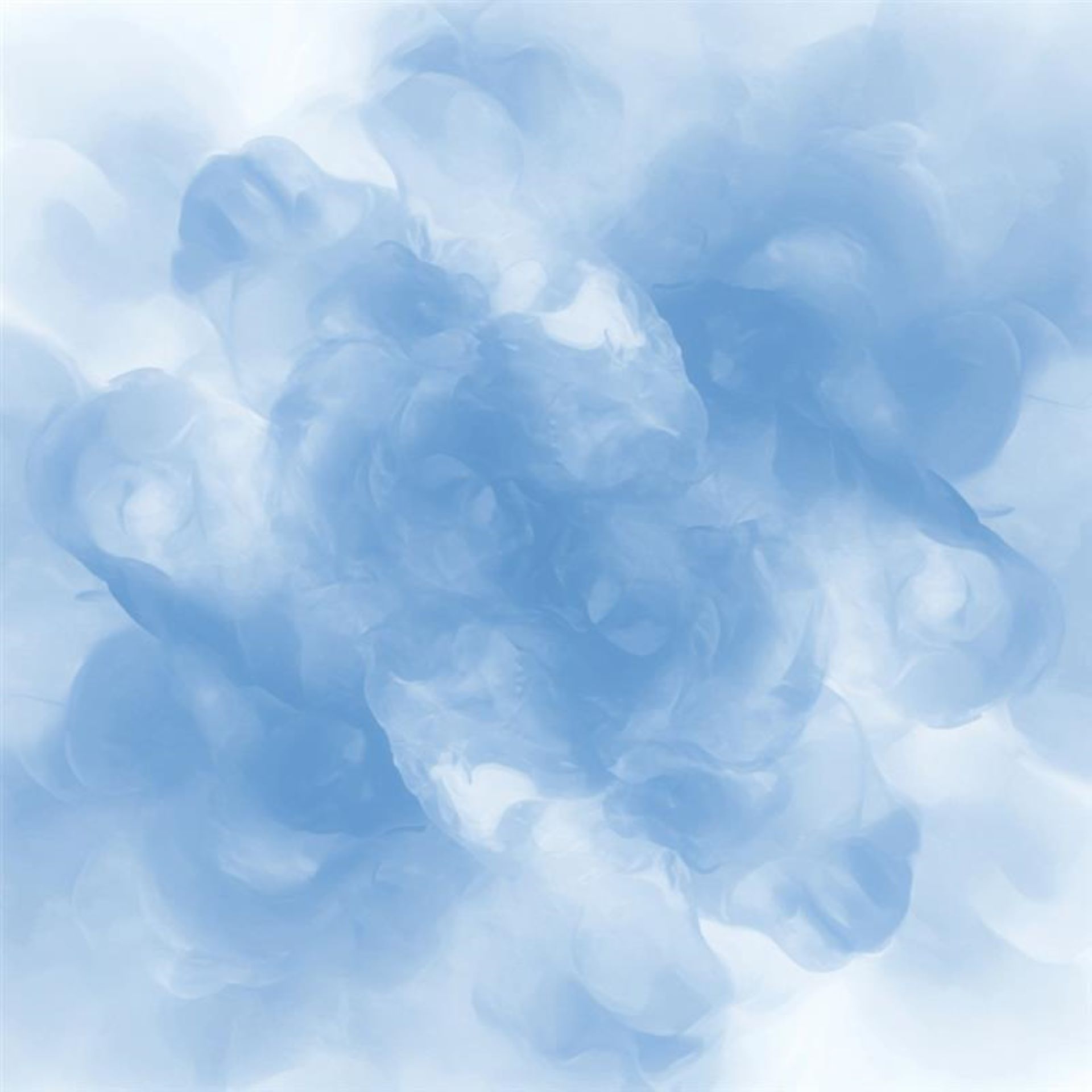 A soft blend of light blue and white, creating a dreamy, ethereal fume that resembles a clear sky.